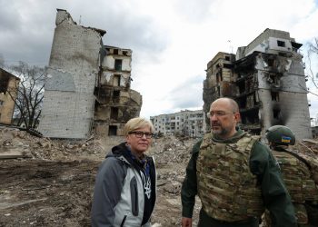 Премьер Литвы приехала в Бородянку