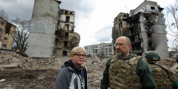 Премьер Литвы приехала в Бородянку