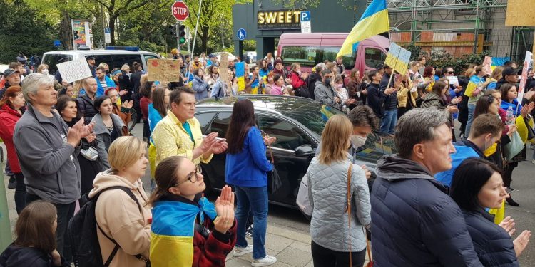 В Баварии и Мюнхене сегодня проходил митинг