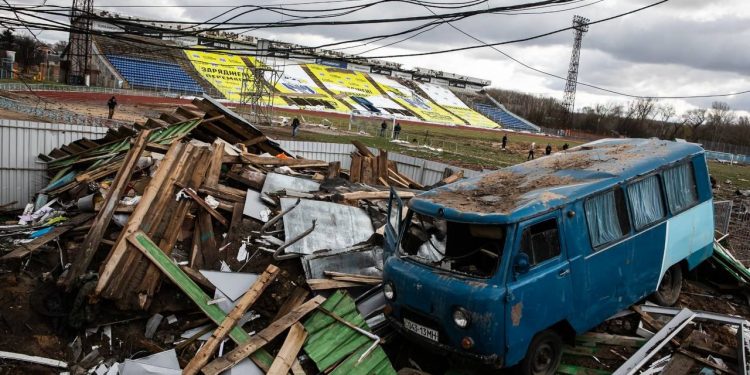 Чернигов. Более 700 убитых человек