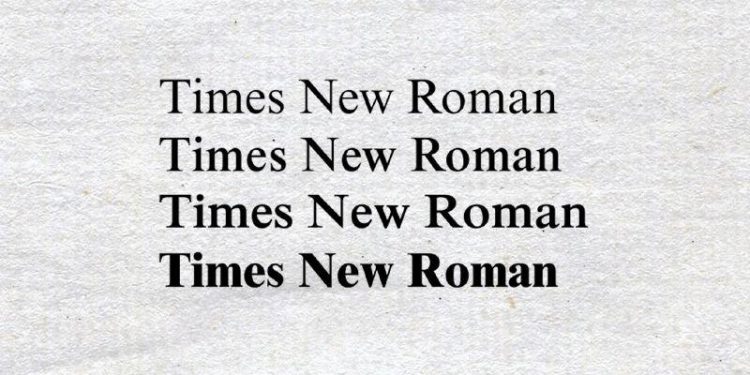 Шрифт Times New Roman больше недоступен