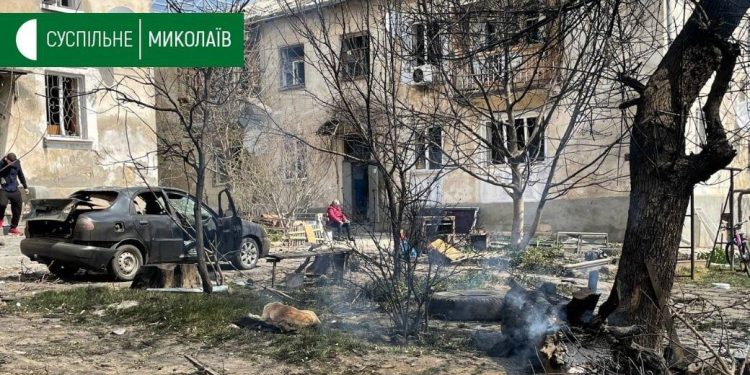 Обстреляны жилые кварталы Николаева