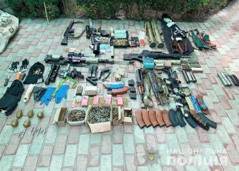 Задержан мужчина с арсеналом оружия