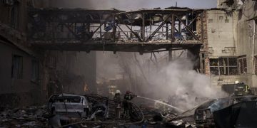 Харьков после вчерашнего обстрела