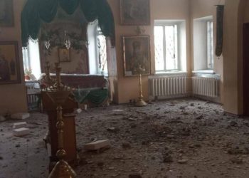 В Вербное воскресенье обстреляли храм