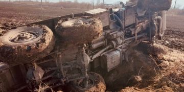 Колону российской техники разбили