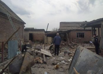 Россияне обстреливают Донецкой области