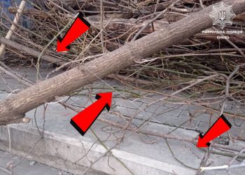 В Киеве обнаружили растяжку с гранатой