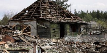 Яцковка Донецкой области после боев