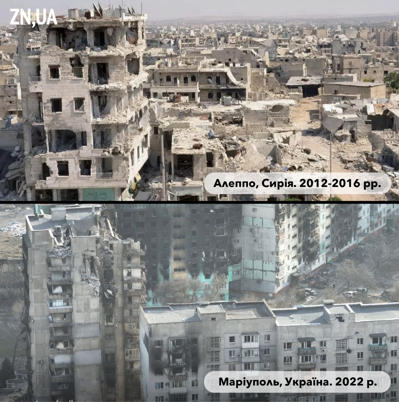 Сирия до и после войны в фотографиях