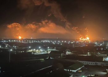 Эпичный пожар в российском Брянске