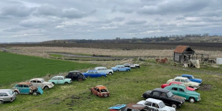 Музей редких ретро-авто под открытым небом