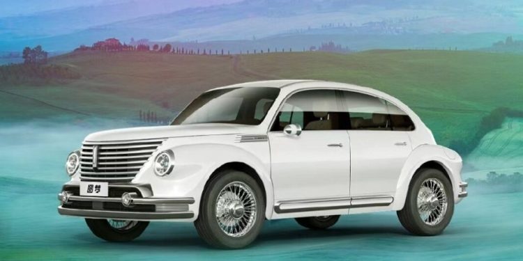 Экстравагантный электромобиль в ретро-стиле