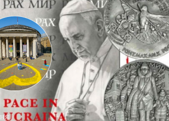 Ватикан выпустил специальную монету про Украину