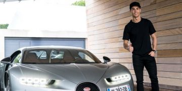 Телохранитель разбил Bugatti Роналду