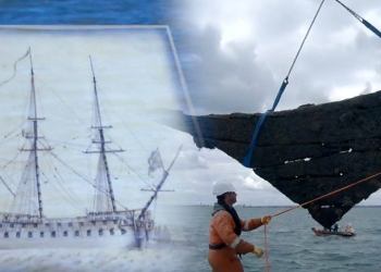 Обнаружен новый фрагмент затонувшего в XVIII веке корабля