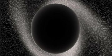 Оптическая иллюзия заставляет видеть растущую черную дыру