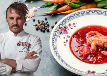 Свежее летнее блюдо от Евгения Клопотенко