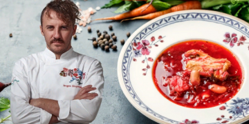 Свежее летнее блюдо от Евгения Клопотенко