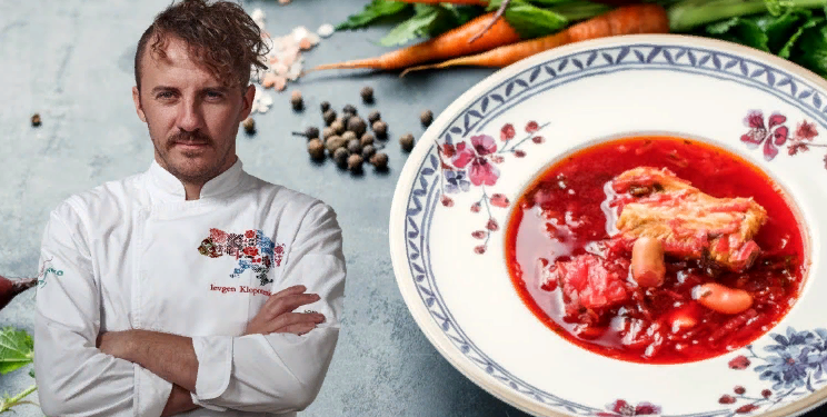 Свежее летнее блюдо от Евгения Клопотенко