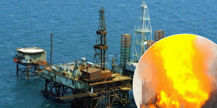 Газовые “вышки Бойко” пострадали от обстрела