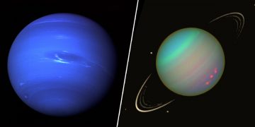 Почему Нептун и Уран имеют разные оттенки