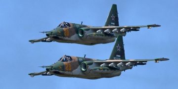 Под Запорожьем поразили два российских штурмовика