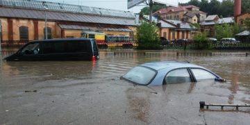 Во Львове масштабный потоп из-за дождей