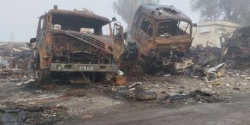 ВСУ уничтожили базу военных РФ в Новой Каховке