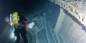 В Англии обнаружили корабль, затонувший в 1917 году