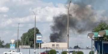 Российские войска снова обстреляли Энергодар