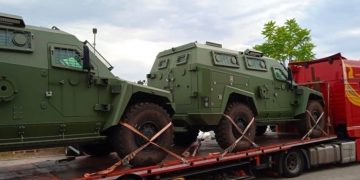 В Украину прибыла партия бронемашин MLS SHIELD