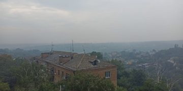 Киев накрыл сильный смог из-за пожаров