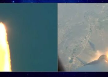 Космическая ракета взорвалась после запуска