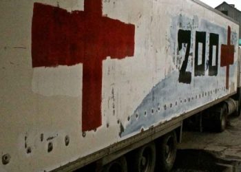 ВС РФ вывозят трупы своих солдат в грузовиках