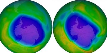 Озоновая дыра уменьшилась почти на два млн км2