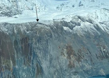 Оползень в Аляске вызвет гигантское цунами