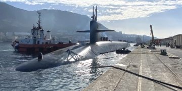 Ядерная подводная лодка США вошла в Средиземное море