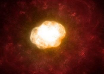 Одна из крупнейших звезд Млечного Пути