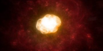 Одна из крупнейших звезд Млечного Пути