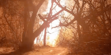 Под Луганском взорвался магистральный газопровод