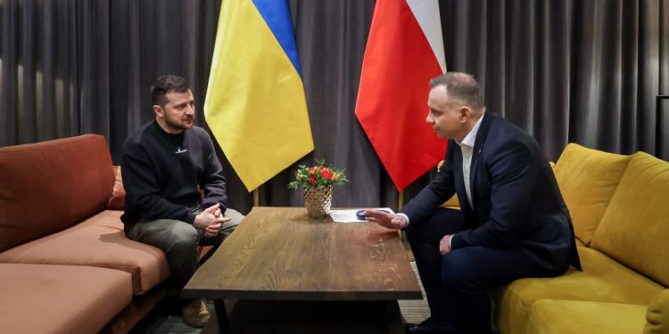 Зеленський зустрівся з Дудою