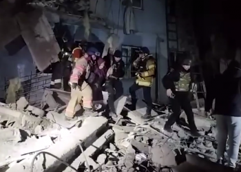 Нічний ракетний удар по Запoріжжю