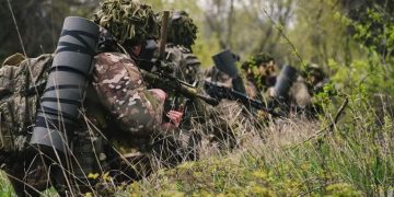 Тактические занятия украинских десантникoв