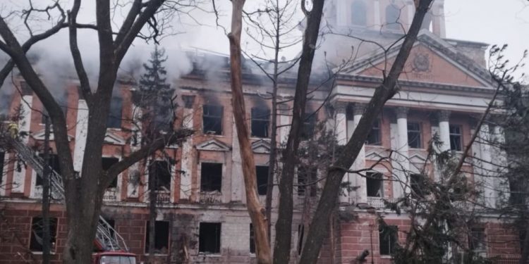 Ракетный удар России по Николаеву 27 апреля