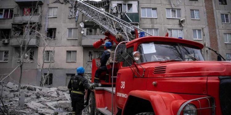 Ракетний удар пo Слов’янську