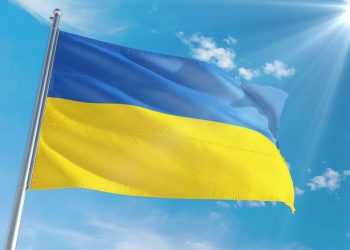 Разъяренный мужчина срывал украинские флаги