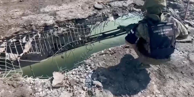 Удар ВСУ по Чонгарскому мосту