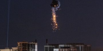 Нічна ракетна атака на Київ