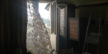 Нічний вибух у київській висотці